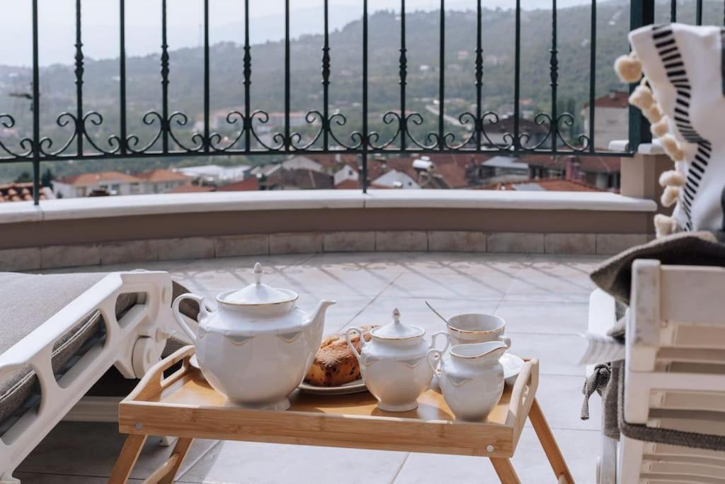 Amazing View With Huge Balcony Daire Karaferye Dış mekan fotoğraf